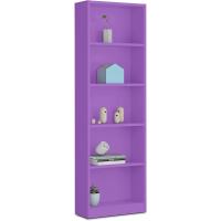 Estantería Juvenil de 6 Baldosas Vertical de Librería Acabado en Blanco - details 13