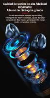 Auriculares Inalámbricos con Clip 2024, Auriculares Bluetooth 5.3 con Micrófono HD, HiFi Estéreo y Pantalla LED, Ajuste Cómodo, Carga Rápida USB-C, Auriculares para Deportes y Correr, Compatibles con Android, iPhone, Xiaomi, Samsung y Huawei - details 3