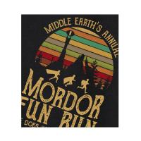Sudadera con capucha de algodón de marca para hombre, Mordor fun run, un hombre no solo camina, sudadera, ropa de calle, otoño invierno 24 - details 5