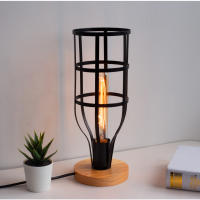 Modern LED Table Lamp AC 110V 220V Retro Vintage Wood E27 Light EU Plug For Bedroom Bedside Room Desk Decor Lamp Indoor Lighting - details 10