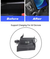 Cargador inalámbrico Car Qi para Cadillac CT4 Accesorios de 15w Placa de carga rápida para teléfono móvil Soporte interior para auto piezas 2020-2023 Fabricado en China - details 3