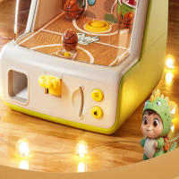 Juego de Arcade de Baloncesto Trompo de Piedra de Mesa con Punta LED Divertido para Niños y Fiestas Familiales - details 6