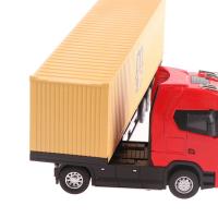 Cabeza de camión de aleación fundida a presión para niños, contenedor de juguete, camión extraíble con luz, vehículo de transporte de ingeniería, 1 piezas, 1:36 - details 4