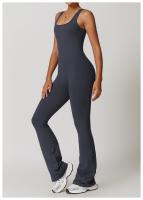 Mono de Yoga ajustado para mujer, Adelgazante y adelgazante, con un traje de Yoga y Fitness integrado ligeramente acampanado - details 13