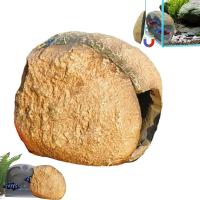 Cueva para acuario, casa de refugio para pecera, pecera desmontable magnética, residencia decorativa para camarones, cueva magnética para reptiles - details 4