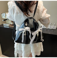Bolso doble con lazo estilo Ballet para mujer, edición coreana, bolso de hombro individual de gran capacidad, primavera 2025 - details 24