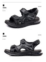 Sandalias de Deportes de Verano para Hombres Zapatos de Playa de Cuero Antideslizante - details 13
