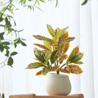 Plantas Artificiales de Tropico Pinos Banyan Falsos para Decoración de Jardín en Casa - details 0
