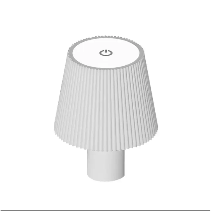 Lámpara de Mesa Recargable con Sensor Táctil LED Luz Nocturna Inalámbrica para Lectura, Restaurante, Hotel Material de Plástico - 1
