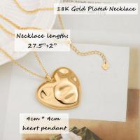 Collar con colgante de disco largo para mujer, cadena de suéter chapada en oro de 18 quilates, joyería de moda - details 1