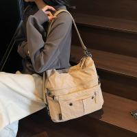 Bolso cruzado vintage unisex de gran capacidad Correa ajustable Múltiples bolsillos - details 11