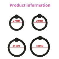 Leten elástico 4 Uds para hombres anillo masturbador masculino retrasar la eyaculación consolador extensor producto adulto juguetes sexuales - details 6