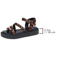 Sandalias planas estampadas para mujer, zapatos a la moda, Verano - details 1