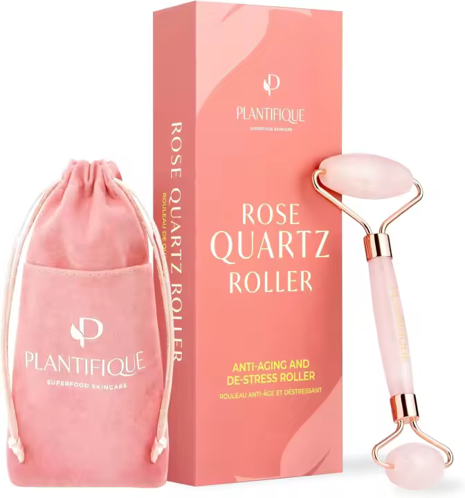 Plantifique – Gua Sha y Rodillo Facial de Jade 100% Auténtico – Masajeador Facial Antiarrugas Para Tonificar y Reafirmar la PIel – Rodillo Masaje – Masajeadores Faciales – Masajeador de Ojos - 1