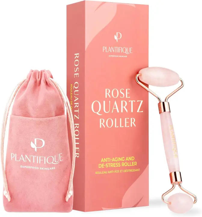 Plantifique – Gua Sha y Rodillo Facial de Jade 100% Auténtico – Masajeador Facial Antiarrugas Para Tonificar y Reafirmar la PIel – Rodillo Masaje – Masajeadores Faciales – Masajeador de Ojos - 1