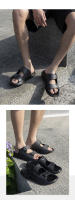 Zapatillas de los hombres de la marca de moda sandalias ligeras nuevo fuera zapatillas frescas verano Internet celebridad playa de una palabra - details 9