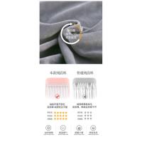 Sábanas gruesas de terciopelo para bebé con agujeros, color sólido grueso - details 3