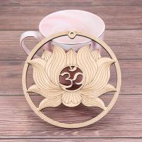 Posavasos hechos a mano, decoración de pared del hogar, flor de la vida cortada con láser, estera de energía, letrero de pared de madera, rebanada, Base de madera, forma de flor de la vida - details 10