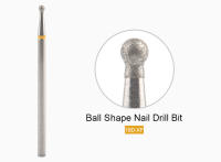 KADS Uñas drill brocas en forma de bola, herramientas de manicura de acero de tungsteno para limpieza de piel muerta, removedor de cutículas y pedicura, 2,35mm - details 4