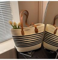 Bolso de Paja Grande para Mujer Estilo Nuevo, Capacidad de Bolso de Playa, Bolso de Hombro Único, Bolso de Paja para Mujer - details 18