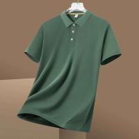 Valor: Polo de seda congelada de manga corta de verano, camiseta con solapa de alta calidad, camiseta de negocios ligera para hombre - details 11