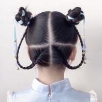 Accesorios de fotografía, decoración de tela, regalo, banda para el pelo para niños, accesorios de ropa Han, cuerda trenzada para el cabello, accesorios chinos para el cabello - details 4