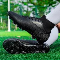 Zapatos de Fútbol de Caña Alta AG/FG Cleats para Hombres y Niños Deportivas de Entrenamiento para Adultos y Niños - details 15