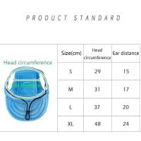 Cómodo sombrero de béisbol para mascotas de Color sólido ajustable con orificios para las orejas gorra para perros protección solar transpirable sombrero para el sol para perros para el verano - details 0