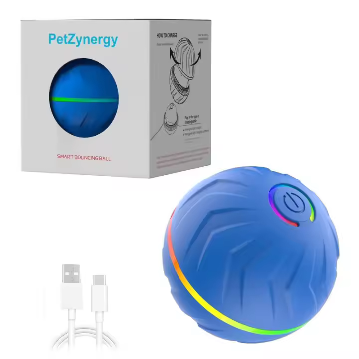 Juguete Inteligente para Perros Bola Interactiva USB Recargable Juego Divertido y Duradero para Perros Pequeños y Medianos - 1