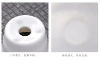 Sheep fat jade white porcelain Kung Fu set, home office pot lid bowl, tea cup, ceramic high-end light luxury gift set - details 2