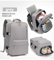 Mochila para niñas de gran capacidad multifuncional, clasificación en seco y húmedo, viaje corto, mochila impermeable de nylon. - details 15