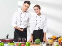 Chaqueta de chef de manga corta, abrigo de cocinero, uniforme de trabajo para barista, panadero, camarero, restaurante, ropa de hotel - details 6