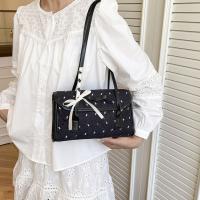 Bolso informal francés con forma de palo francés, bolso de hombro con lazo dulce, Y2K, bolso para axila de gran capacidad, trabajo - details 8