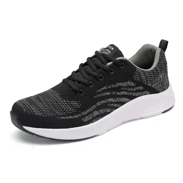 Zapatillas de moda para hombre Zapatillas de malla transpirables Zapatos para correr huecos para hombre - 1
