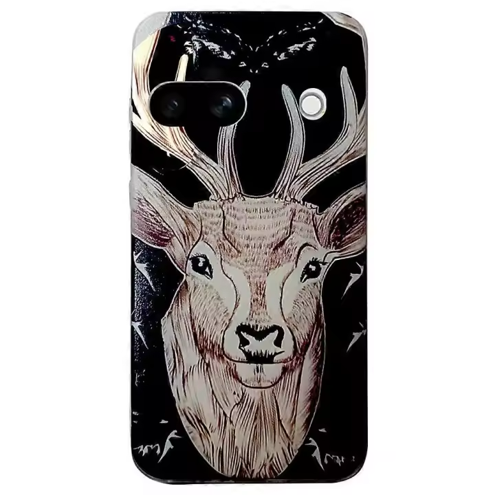 Para Google Pixel 8a con funda de teléfono de TPU suave con estampado de patrones - 1