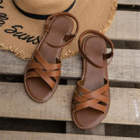 Zapatos Planos de Verano de Talla Grande Nueva Moda Sandalias Europeas y Americanas Zapatos Romanos Zapatos de Playa Zapatos de Mujer - details 3