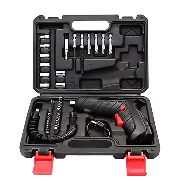 Alicato Eléctrico STONEGO 3.6V 1300mAh Recargable Inalámbrico con Juego de 44 Piezas de Agujas para Herramienta de Mejoramiento del Hogar - 1