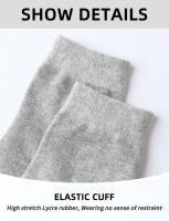 Calcetines finos de algodón para hombre, medias suaves y transpirables, color blanco y negro, 5 pares - details 9