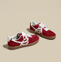 Nuevo cuero retro transpirable cabeza redonda con cordones zapatos de tabla de entreniento alemanes ligeros de suela gruesa - details 23
