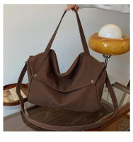 Quiero este bolso de gran capacidad, bolso de hombro informal de moda, bolso vintage mate para las axilas - details 33
