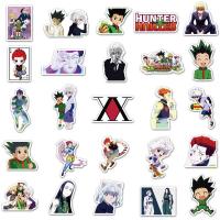 Pegatinas de pared de Anime Hunter X Hunter para niños, 50 piezas, papelería para cuaderno, Maleta, motocicleta, refrigerador - details 1