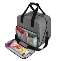 Bolsa de gran capacidad para máquina de coser, portátil, almacenamiento para hilos de coser y bordar, organizador de tela Oxford, bolsa de mano, almacenamiento - details 5