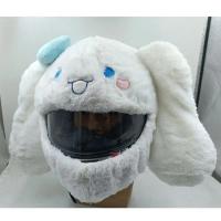 IMotorcycle-cubierta de casco de Motobike, gorros peludos, conejo, zorro, oso, cerdo - details 9