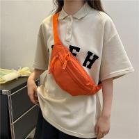 Bolso de pecho de plátano para mujer, bandolera de lona para correr, riñonera informal deportiva, cinturón de media luna - details 4