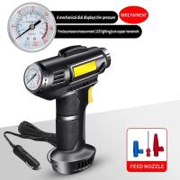 Bomba de aire portátil para coche, bomba eléctrica multifuncional para neumáticos de alta presión, 12V y 220V - details 3