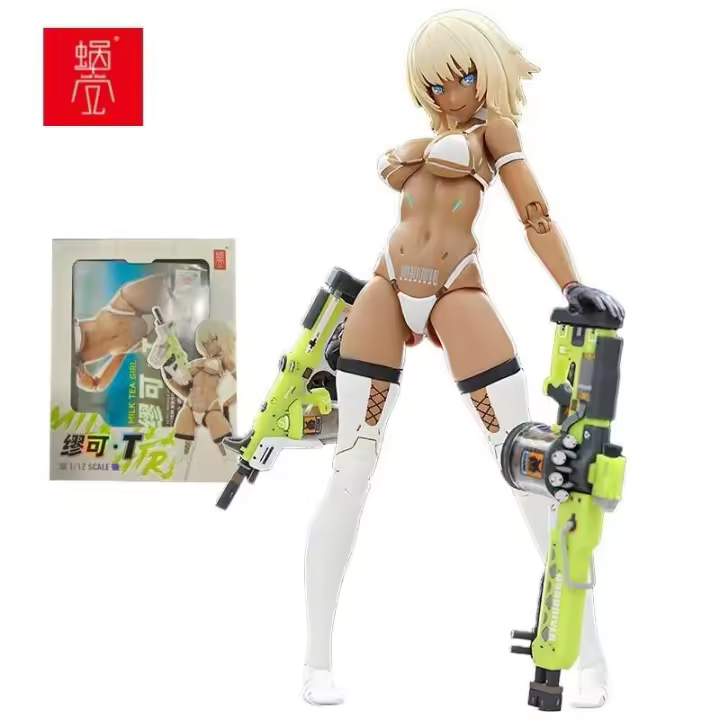 Concha de caracol Original 1/12, serie de productos móviles, té de la leche, chica, Anime, figura de acción, juguetes de ensamblaje, regalos de modelismo para niños - 1
