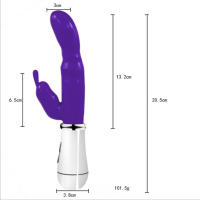 Vibrador de Conejo Fierce Horse Masaje de Autoestimulación para Mujeres Doble Vibración Impermeable - details 9