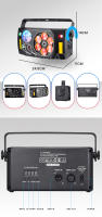 Luz de Escenario LED de 80W 6en1 Haz de Láser Estroboscópico DJ para Fiesta Control Remoto RGBW - details 2