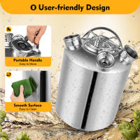 Máquina de limpieza de barriles de cerveza contenedor de limpieza de barriles 10l para el sistema de distribución keg - details 0