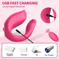 Vibrador U Tipo para Parejas Estimulador de Clítoris y G-Spot para Mujeres - details 8